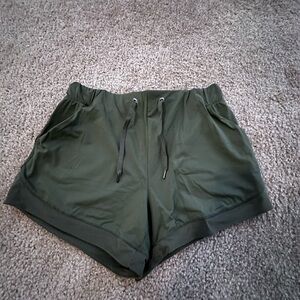 Women’s Army Green Workout Shorts